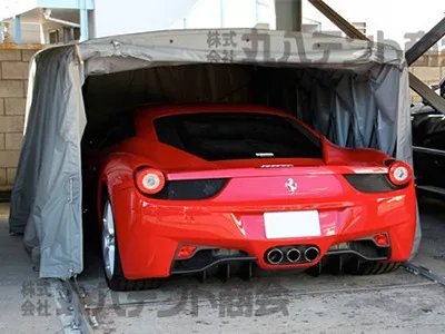 accordion_garage_with-red-cars